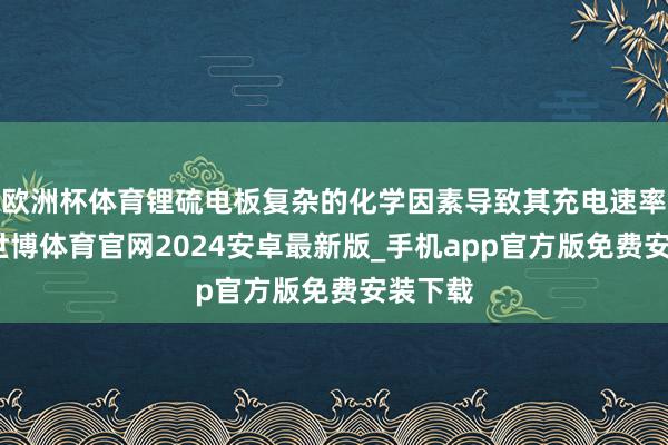 欧洲杯体育锂硫电板复杂的化学因素导致其充电速率冉冉-世博体育官网2024安卓最新版_手机app官方版免费安装下载
