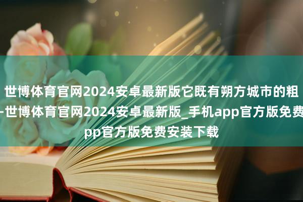 世博体育官网2024安卓最新版它既有朔方城市的粗犷与粗糙-世博体育官网2024安卓最新版_手机app官方版免费安装下载