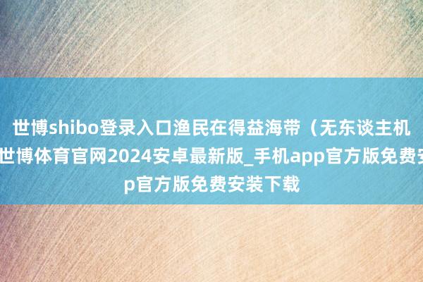 世博shibo登录入口渔民在得益海带（无东谈主机相片）-世博体育官网2024安卓最新版_手机app官方版免费安装下载