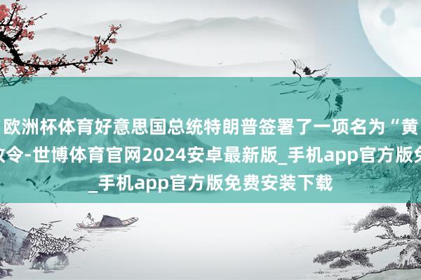 欧洲杯体育好意思国总统特朗普签署了一项名为“黄金卡”的行政令-世博体育官网2024安卓最新版_手机app官方版免费安装下载