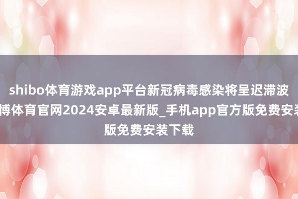 shibo体育游戏app平台新冠病毒感染将呈迟滞波动-世博体育官网2024安卓最新版_手机app官方版免费安装下载