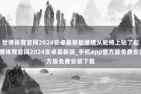 世博体育官网2024安卓最新版缓缓从轮椅上站了起来-世博体育官网2024安卓最新版_手机app官方版免费安装下载