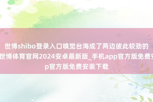 世博shibo登录入口嗅觉台海成了两边彼此较劲的主战场-世博体育官网2024安卓最新版_手机app官方版免费安装下载